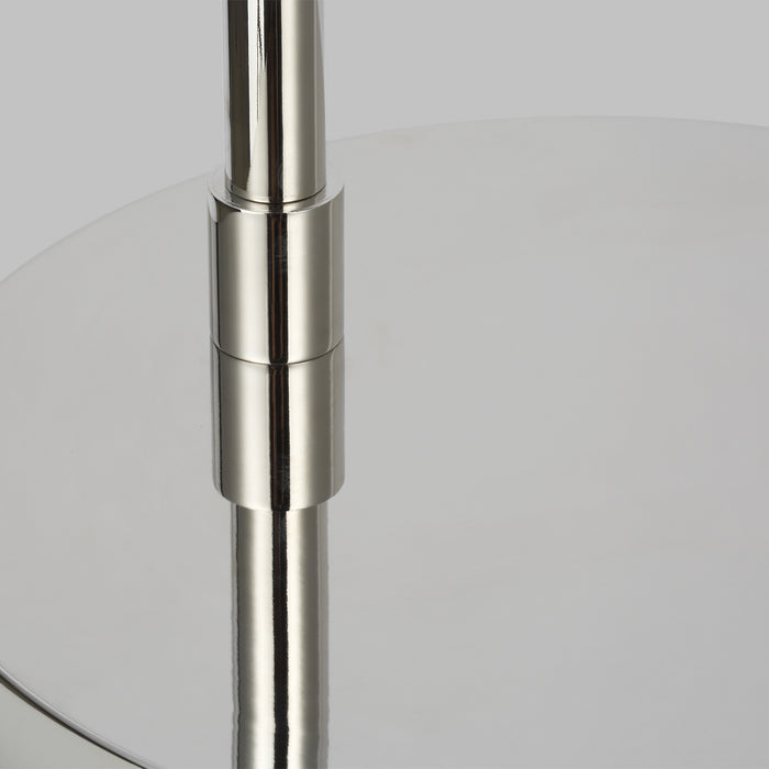 One Light Floor Lamp from the JAMIE collection in Midnight Black finish