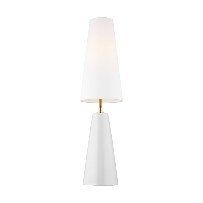 One Light Table Lamp from the LORNE collection in Arctic White finish
