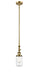 Innovations - 206-BB-G312 - One Light Mini Pendant - Franklin Restoration - Brushed Brass