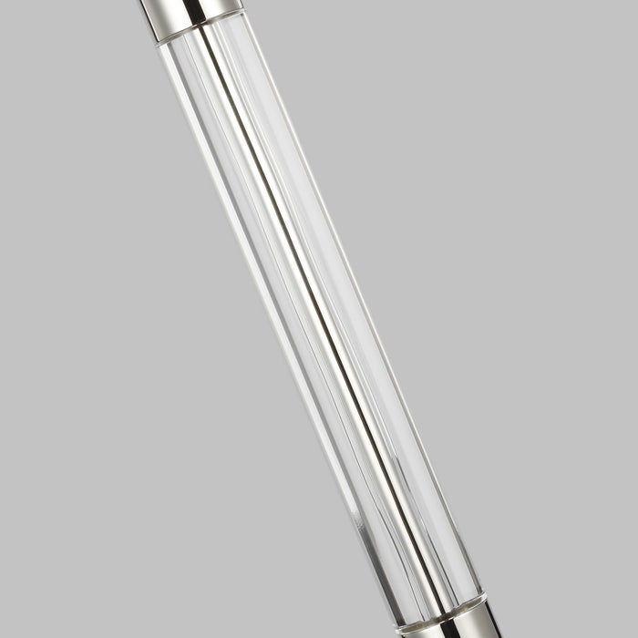 One Light Buffet Lamp from the ROBERT collection in Polished Nickel finish