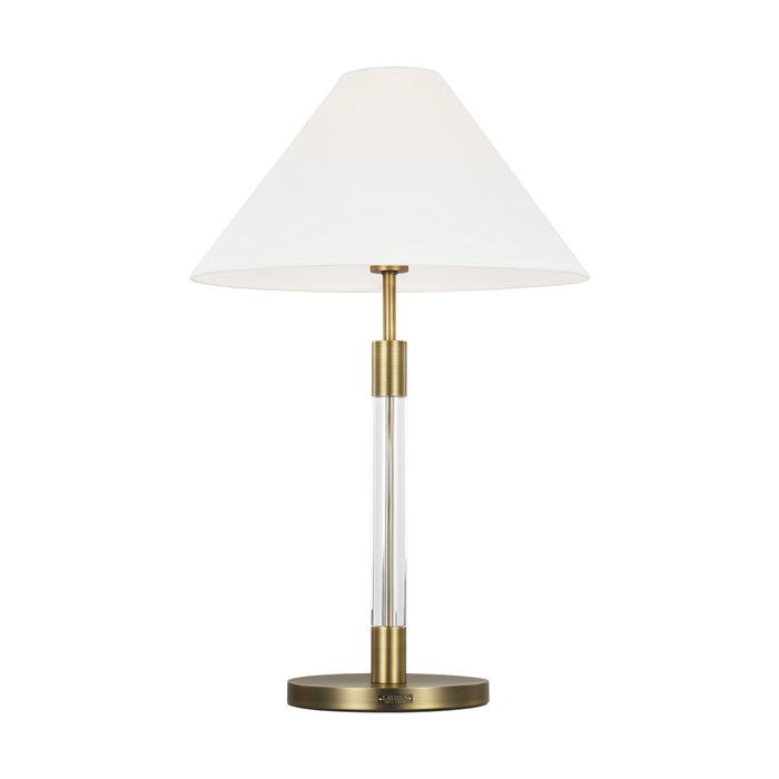 One Light Buffet Lamp from the ROBERT collection in Time Worn Brass finish