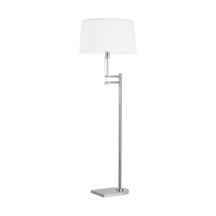 One Light Floor Lamp from the JAKE collection in Polished Nickel finish