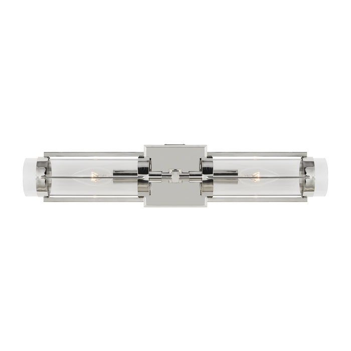 Generation Lighting - LV1002PN - Two Light Wall Sconce - FLYNN - Polished Nickel