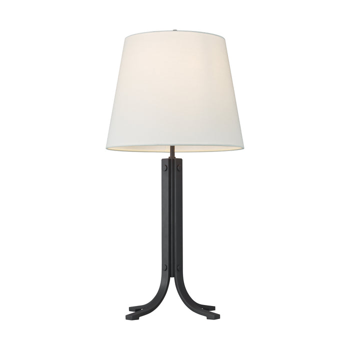 One Light Table Lamp from the LOGAN collection in Aged Iron finish