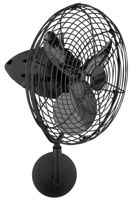 Wall Fan from the Bruna Parede collection in Matte Black finish