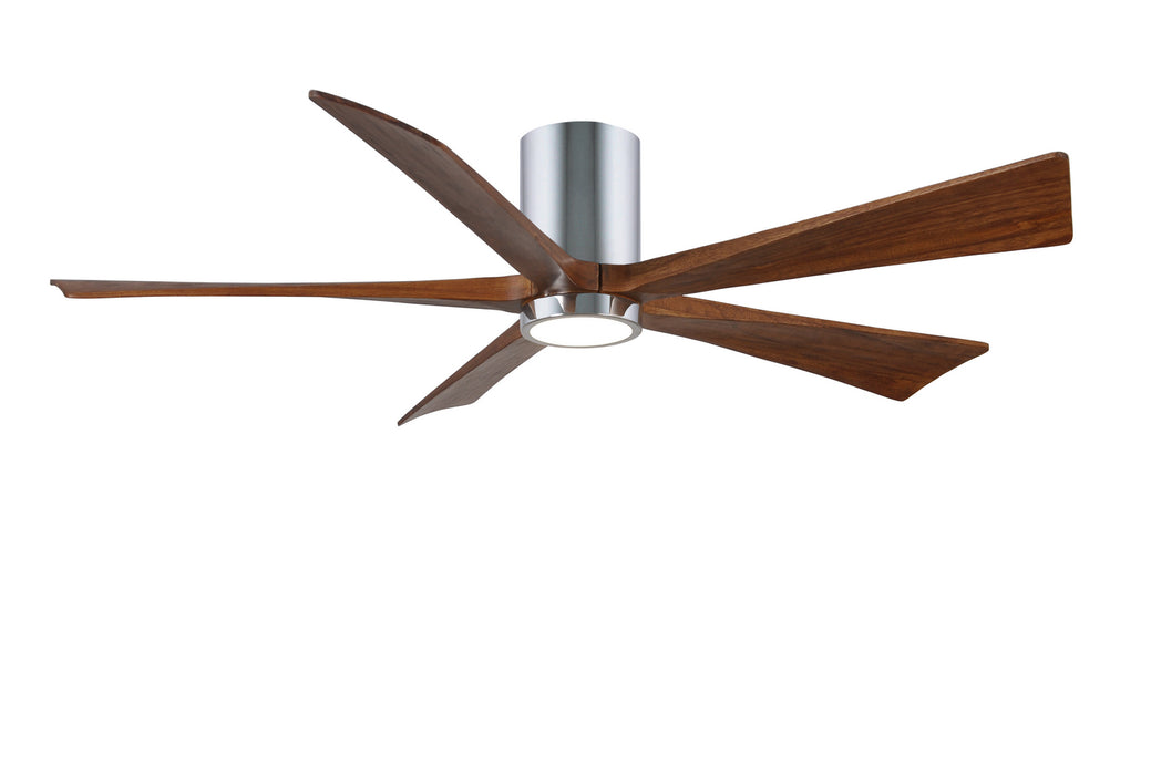 60``Ceiling Fan from the Irene collection in Polished Chrome finish