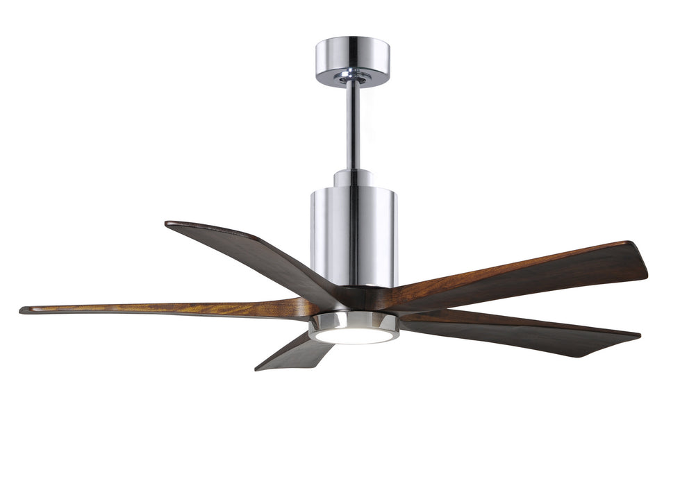 52``Ceiling Fan from the Patricia collection in Polished Chrome finish
