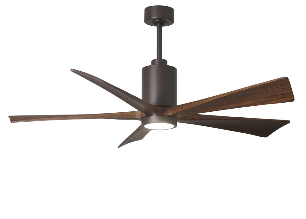 60``Ceiling Fan from the Patricia collection in Textured Bronze finish