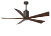 Matthews Fan Company - PA5-TB-WA-60 - 60``Ceiling Fan - Patricia - Textured Bronze