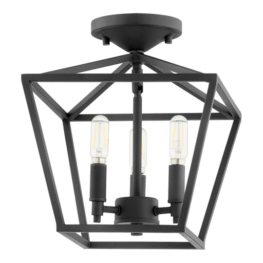 Quorum - 304-10-69 - Three Light Dual Mount - Gabriel - Noir