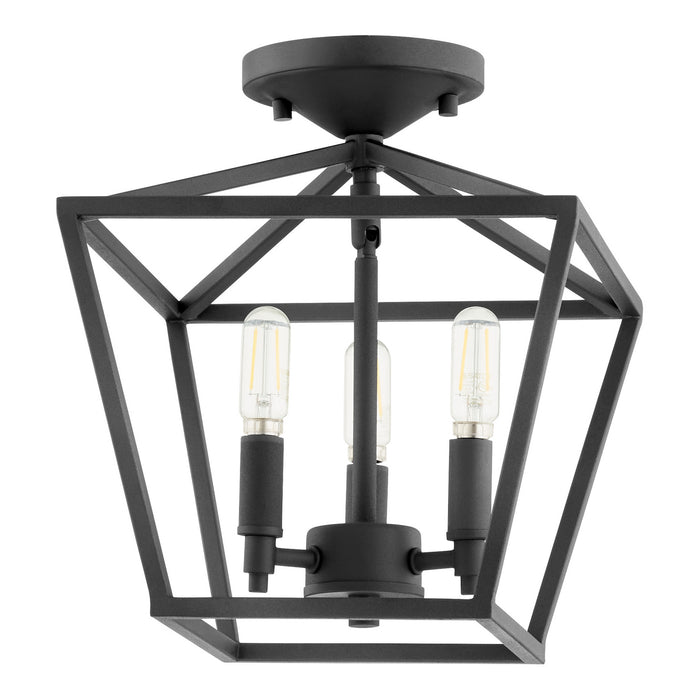 Quorum - 304-10-69 - Three Light Dual Mount - Gabriel - Noir