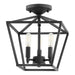 Quorum - 304-10-69 - Three Light Dual Mount - Gabriel - Noir
