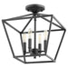 Quorum - 304-13-69 - Four Light Dual Mount - Gabriel - Noir