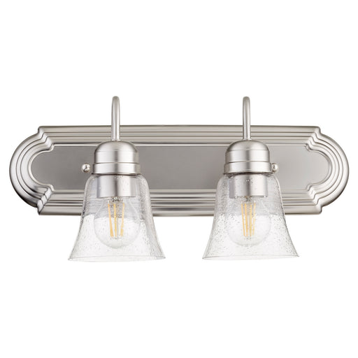 Quorum - 5094-2-265 - Two Light Vanity - Satin Nickel w/ Clear/Seeded