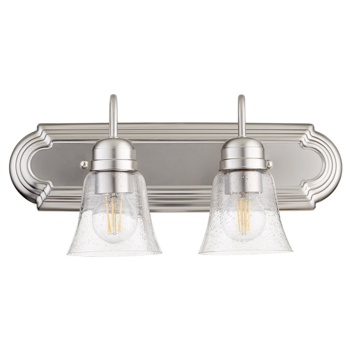 Quorum - 5094-2-265 - Two Light Vanity - Satin Nickel w/ Clear/Seeded