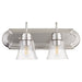 Quorum - 5094-2-265 - Two Light Vanity - Satin Nickel w/ Clear/Seeded