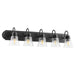 Quorum - 5094-5-269 - Five Light Vanity - Noir w/ Clear/Seeded