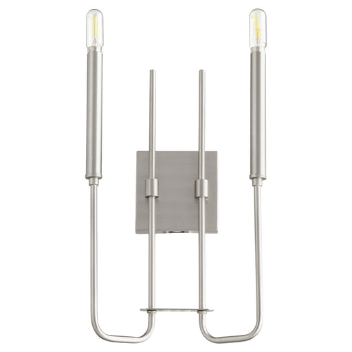Quorum - 530-2-65 - Two Light Wall Mount - Hope - Satin Nickel