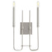 Quorum - 530-2-65 - Two Light Wall Mount - Hope - Satin Nickel