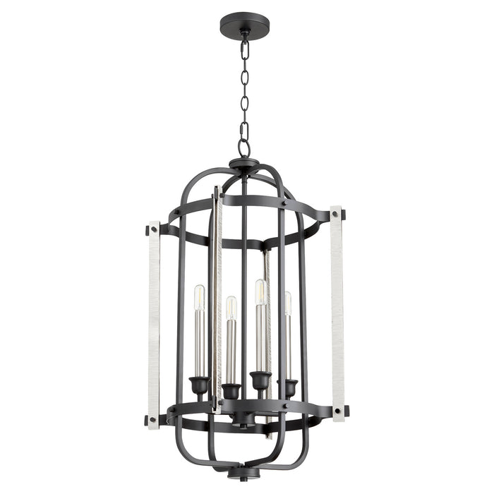 Quorum - 6864-4-69 - Four Light Entry Pendant - Noir