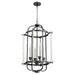 Quorum - 6864-4-69 - Four Light Entry Pendant - Noir