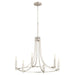 Quorum - 696-6-65 - Six Light Chandelier - Olympus - Satin Nickel
