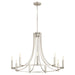 Quorum - 696-9-65 - Nine Light Chandelier - Olympus - Satin Nickel