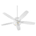 Quorum - 7052-208 - 52``Ceiling Fan - Breeze - Studio White