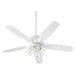 Quorum - 7052-408 - 52``Ceiling Fan - Breeze - Studio White