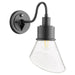 Quorum - 733-69 - One Light Wall Mount - Torrey - Noir w/ Clear/Seeded