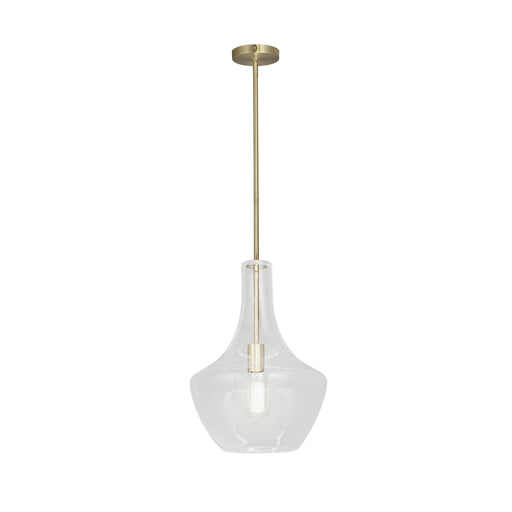 Justice Designs - FSN-4170-SEED-BRSS - One Light Pendant - Fusion™ - Brushed Brass
