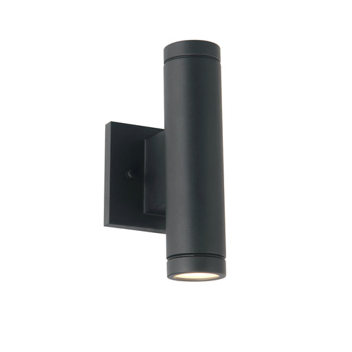 Justice Designs - NSH-4111W-MBLK - LED Outdoor Wall Sconce - No Shade Material - Matte Black