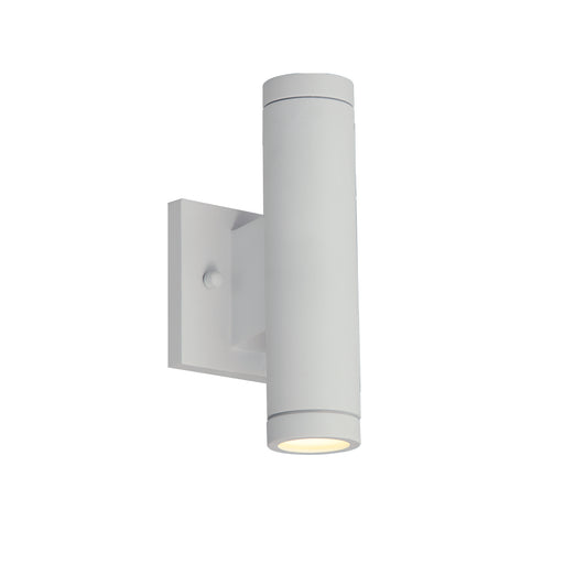 Justice Designs - NSH-4111W-WHTE - LED Outdoor Wall Sconce - No Shade Material - Matte White
