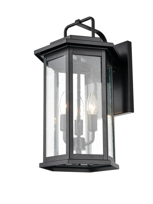 Millennium - 2685-PBK - Three Light Outdoor Wall Bracket - Ellis - Powder Coat Black