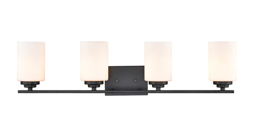 Millennium - 3184-MB - Four Light Vanity - Durham - Matte Black