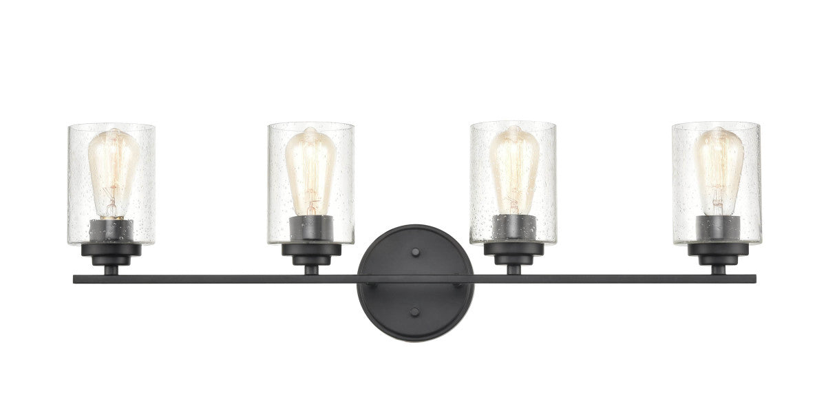 Millennium - 3684-MB - Four Light Vanity - None - Matte Black