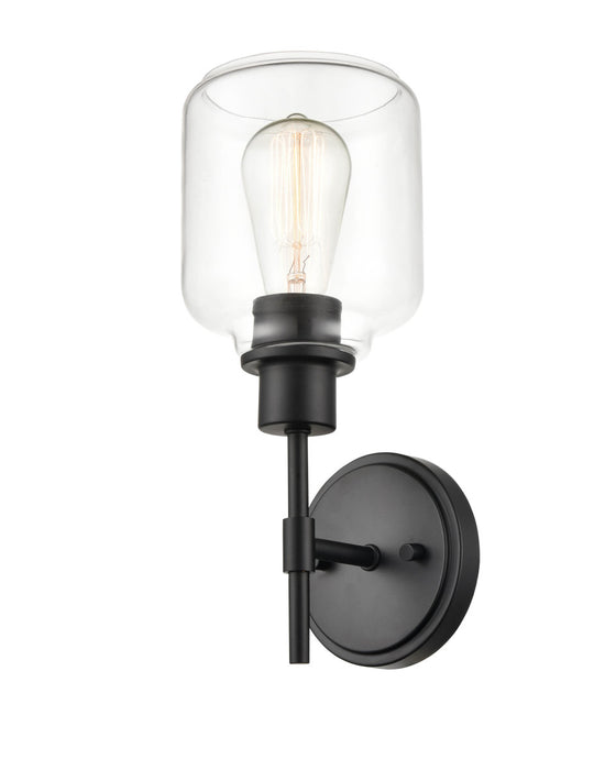 Millennium - 6941-MB - One Light Wall Sconce - Asheville - Matte Black
