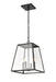 Millennium - 8014-PBK - Four Light Outdoor Lantern - Grant - Powder Coat Black