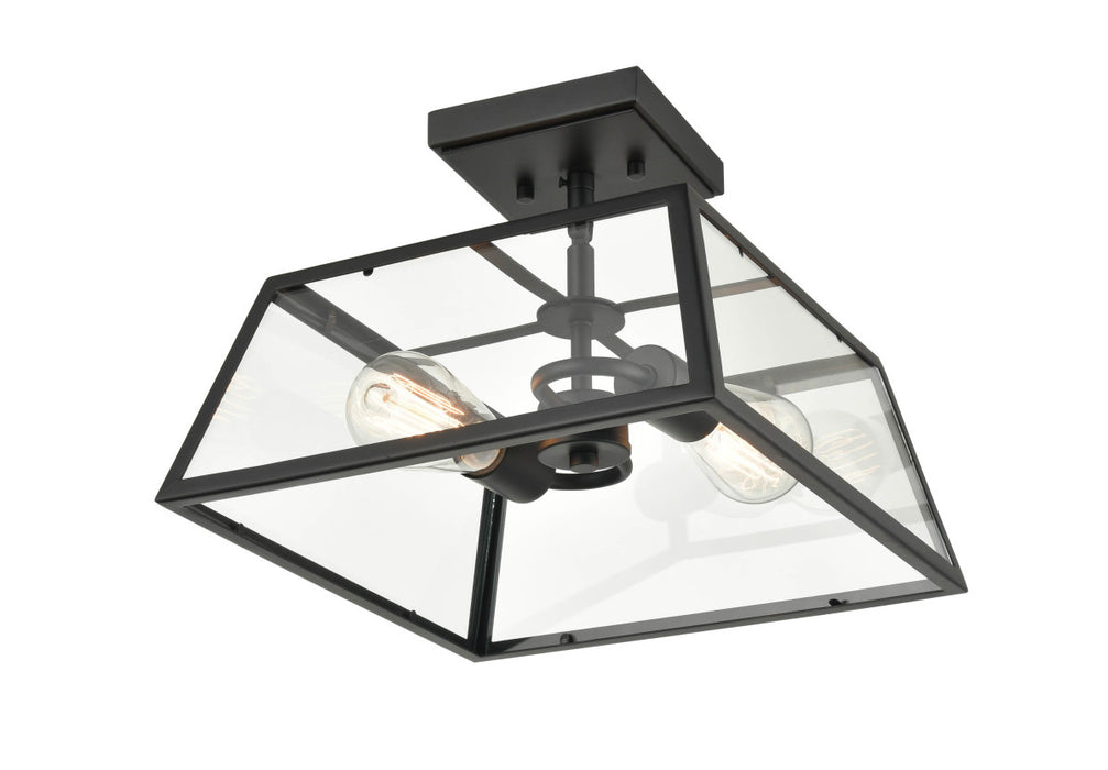 Millennium - 8022-PBK - Two Light Outdoor Lantern - Grant - Powder Coat Black