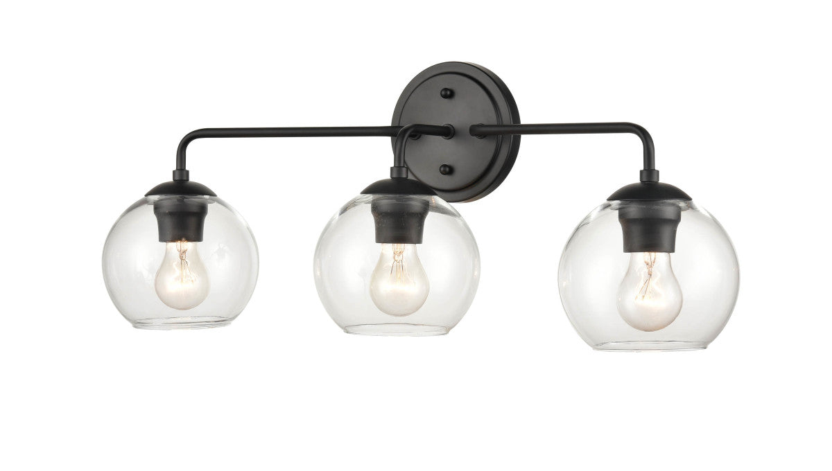 Millennium - 9753-MB - Three Light Vanity - None - Matte Black
