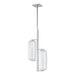 Hudson Valley - 3472-PN - Two Light Pendant - Pebble - Polished Nickel