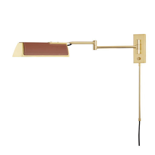 Hudson Valley - 5331-AGB - One Light Swing Arm Wall Sconce - Holtsville - Aged Brass