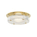 Hudson Valley - 9208-AGB - LED Flush Mount - Heath - Aged Brass