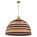 Hudson Valley - 9340-AGB - One Light Pendant - Lido Beach - Aged Brass