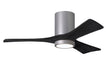 Matthews Fan Company - IR3HLK-BN-BK-42 - 42``Ceiling Fan - Irene - Brushed Nickel