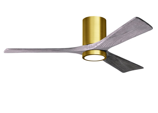 Matthews Fan Company - IR3HLK-BRBR-BW-52 - 52``Ceiling Fan - Irene - Brushed Brass