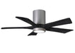 Matthews Fan Company - IR5HLK-BN-BK-42 - 42``Ceiling Fan - Irene - Brushed Nickel