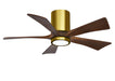 Matthews Fan Company - IR5HLK-BRBR-WA-42 - 42``Ceiling Fan - Irene - Brushed Brass