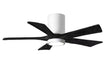 Matthews Fan Company - IR5HLK-WH-BK-42 - 42``Ceiling Fan - Irene - Gloss White