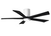 Matthews Fan Company - IR5HLK-WH-BK-52 - 52``Ceiling Fan - Irene - Gloss White